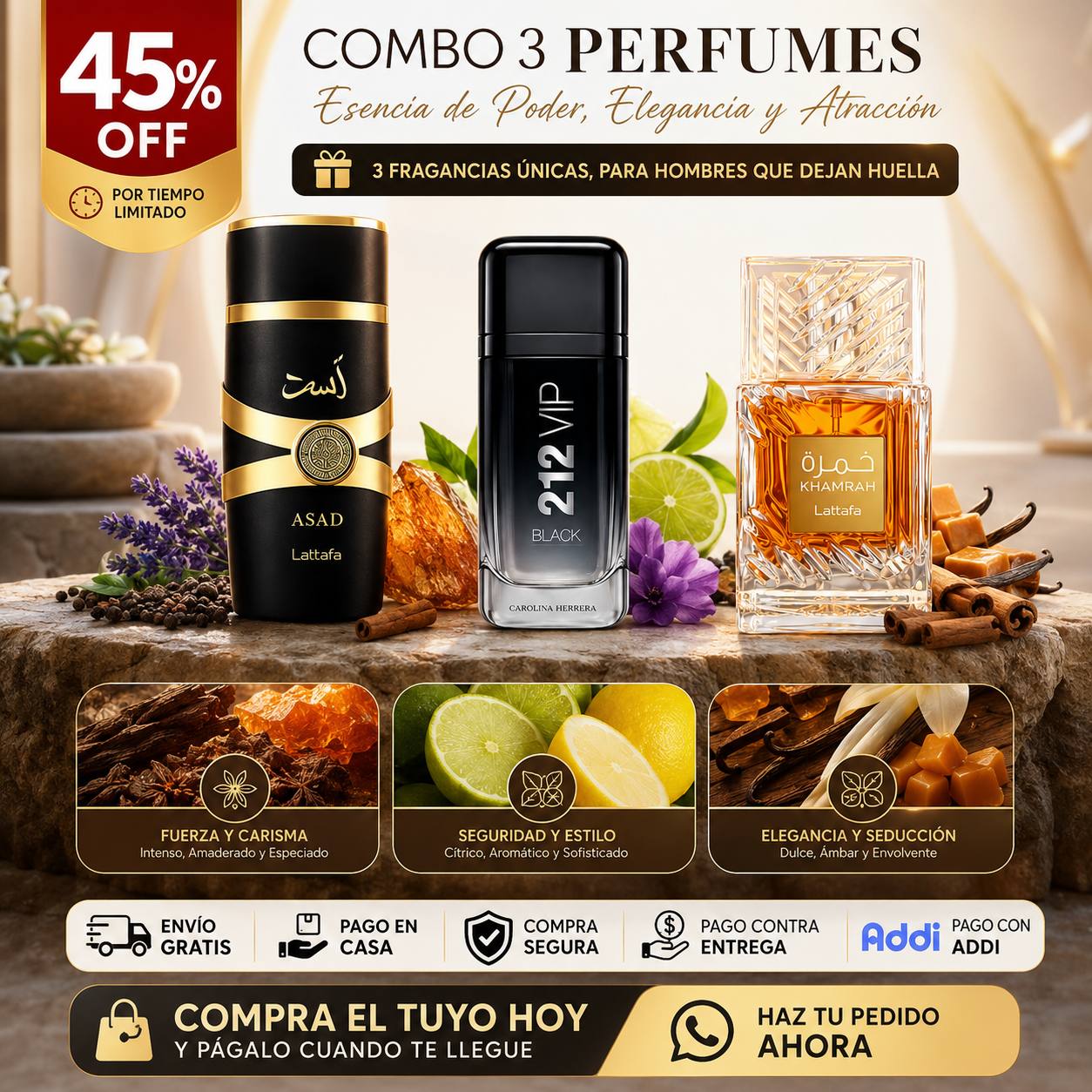 El combo más masculino y elegante que puedes tener